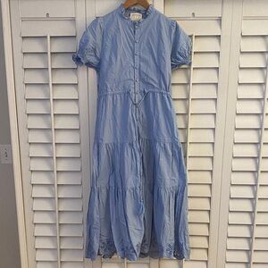 Sail to Sable Sky Blue Dress